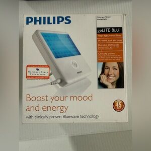 Philips goLITE BLU HF3321/60 energy light - EUC With Original Packaging Tested